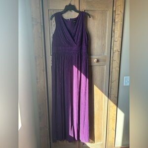 R&M Richards Deep Purple Maxi Dress. Great for wedding or cruise.